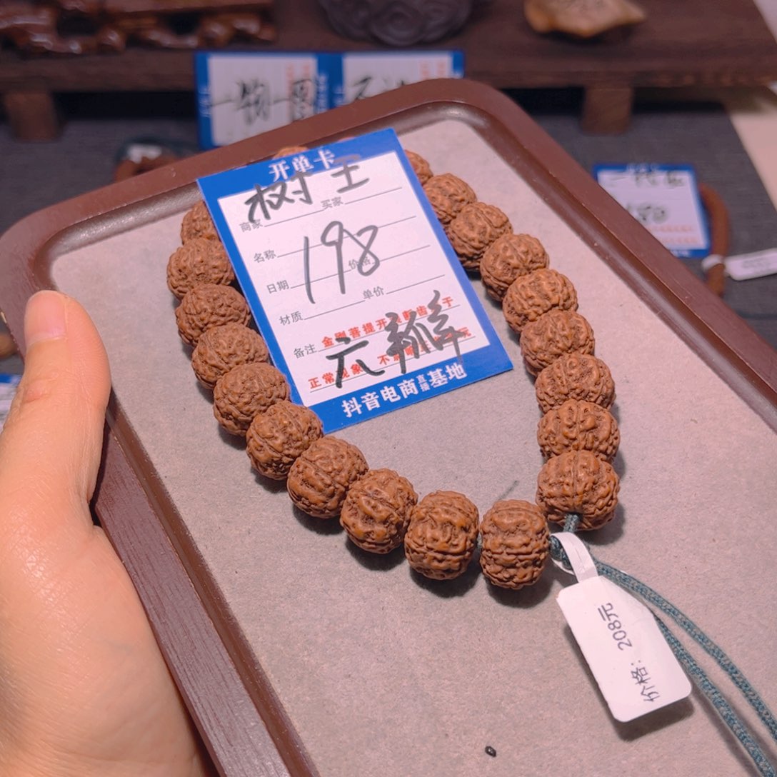 金刚菩提手串198树王6瓣16.3