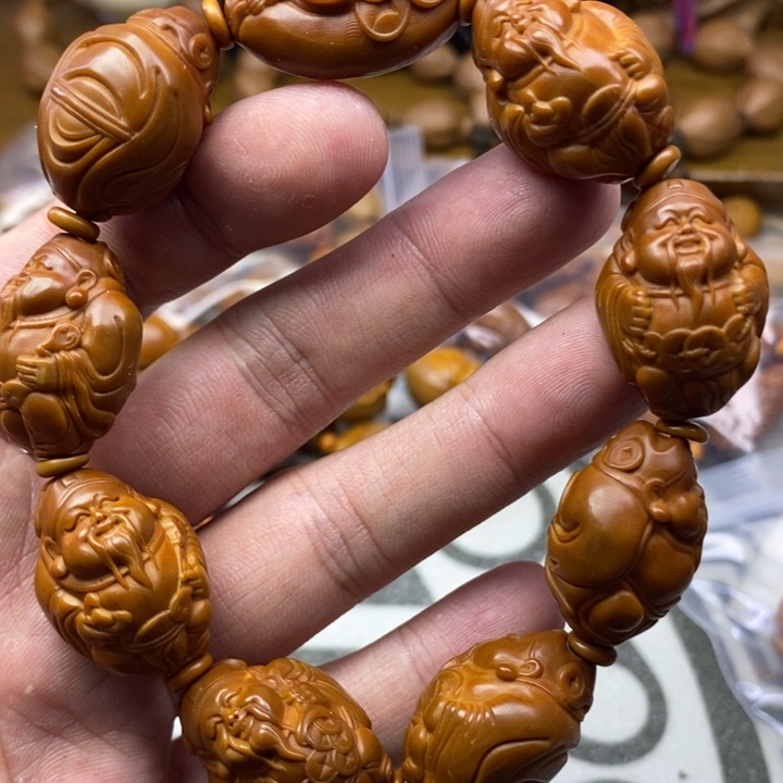 橄榄核手串/手链橄榄核雕工艺手串