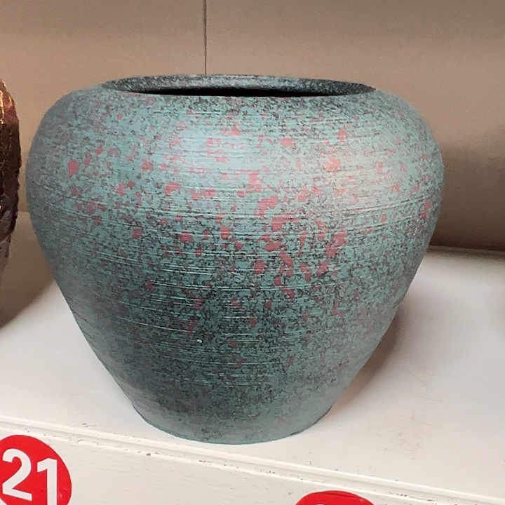 创意绿色高17.5口14默认打孔