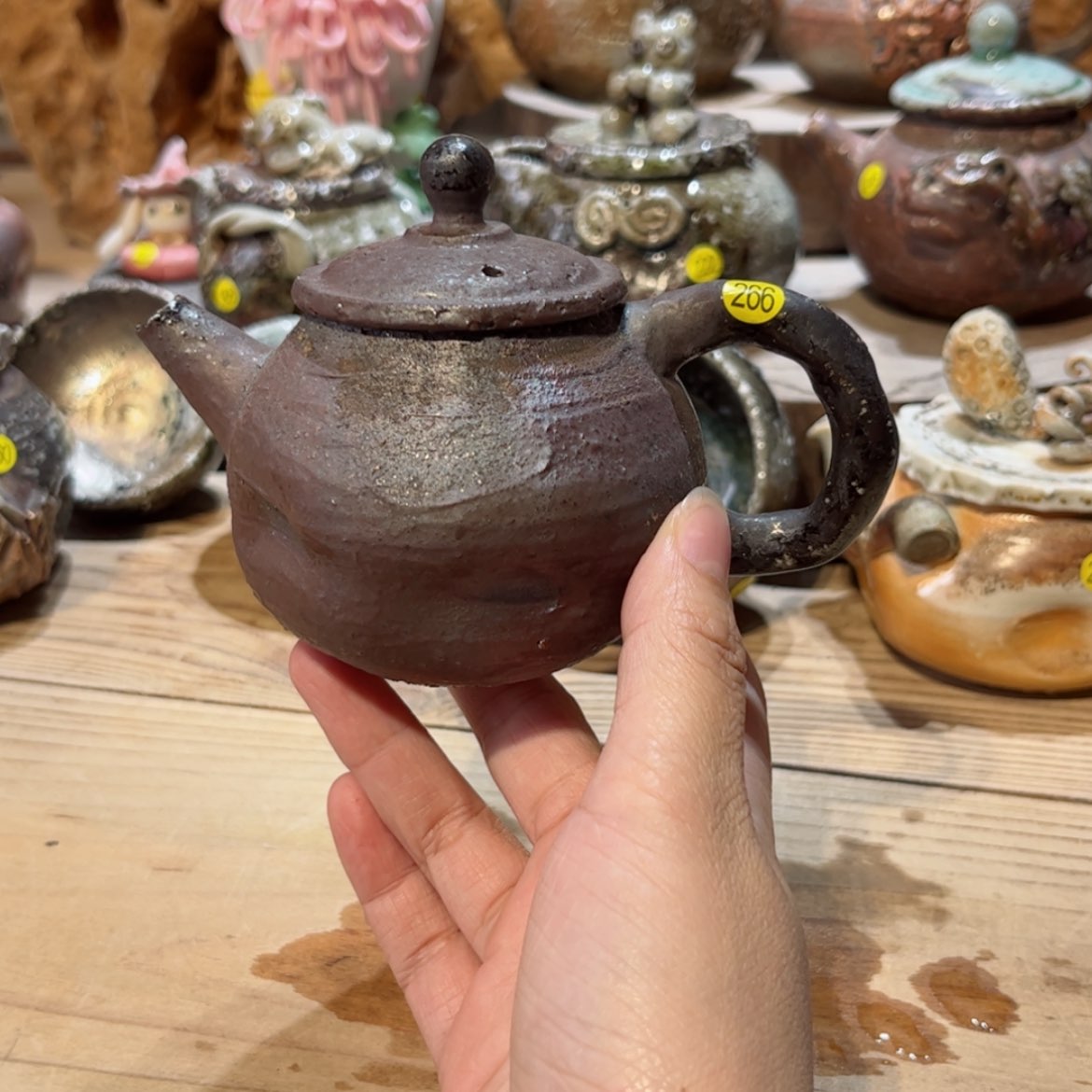 【闪购商品】柴烧茶具手工茶杯茶壶266