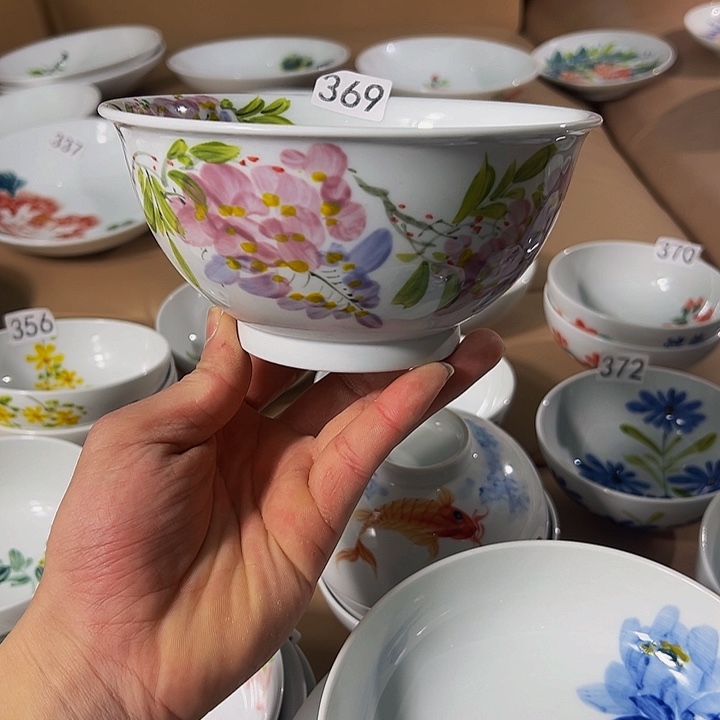 瓷景德镇手工手绘餐具陶瓷