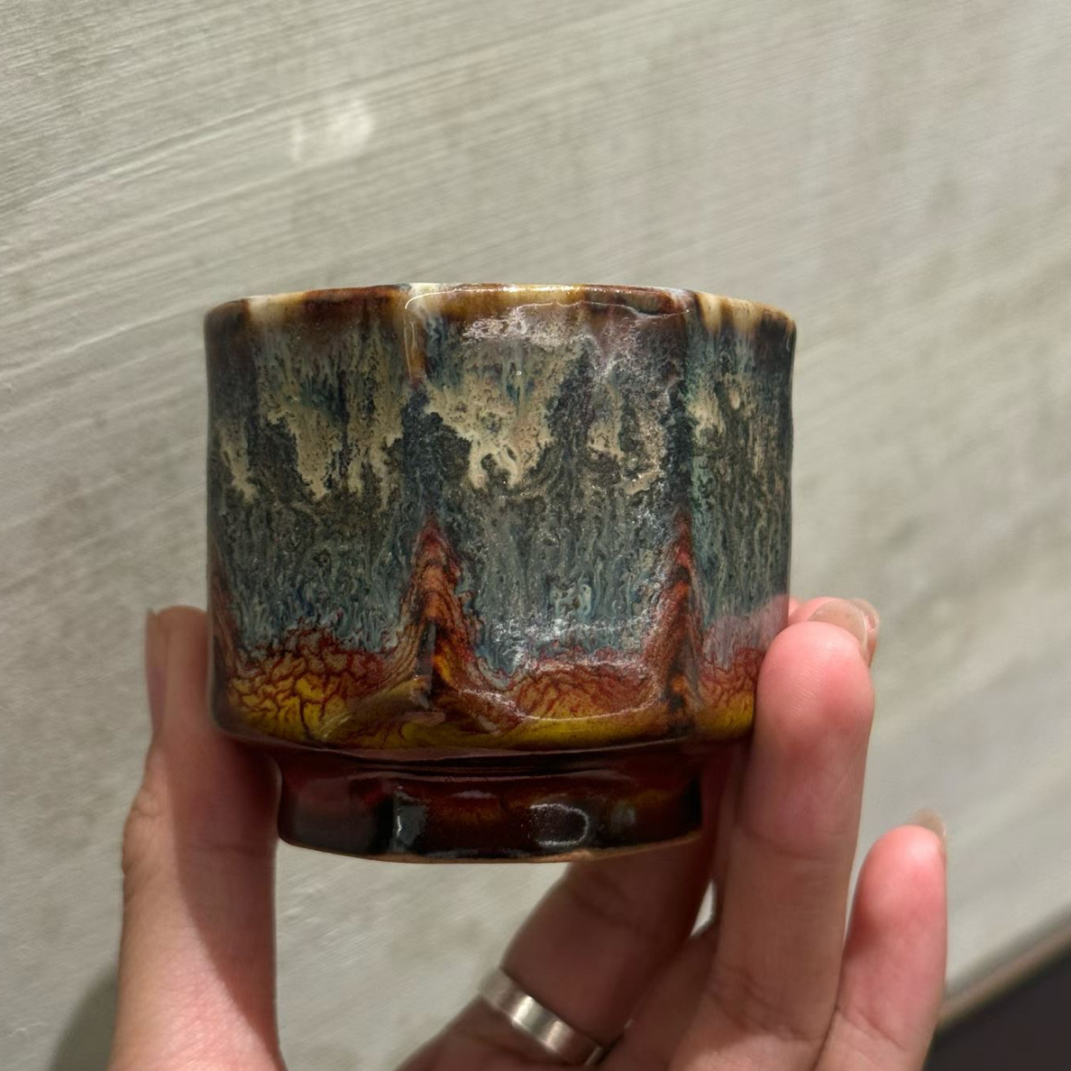孤品主人杯-金石万手作陶艺进口茶器茶杯每一个都不同100cc