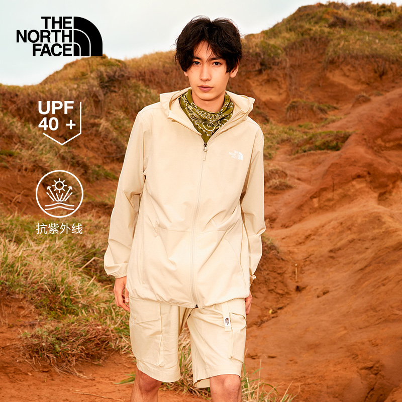 THE NORTH FACE/北面男士防晒服运动夹克宽松速干面料|7WCY