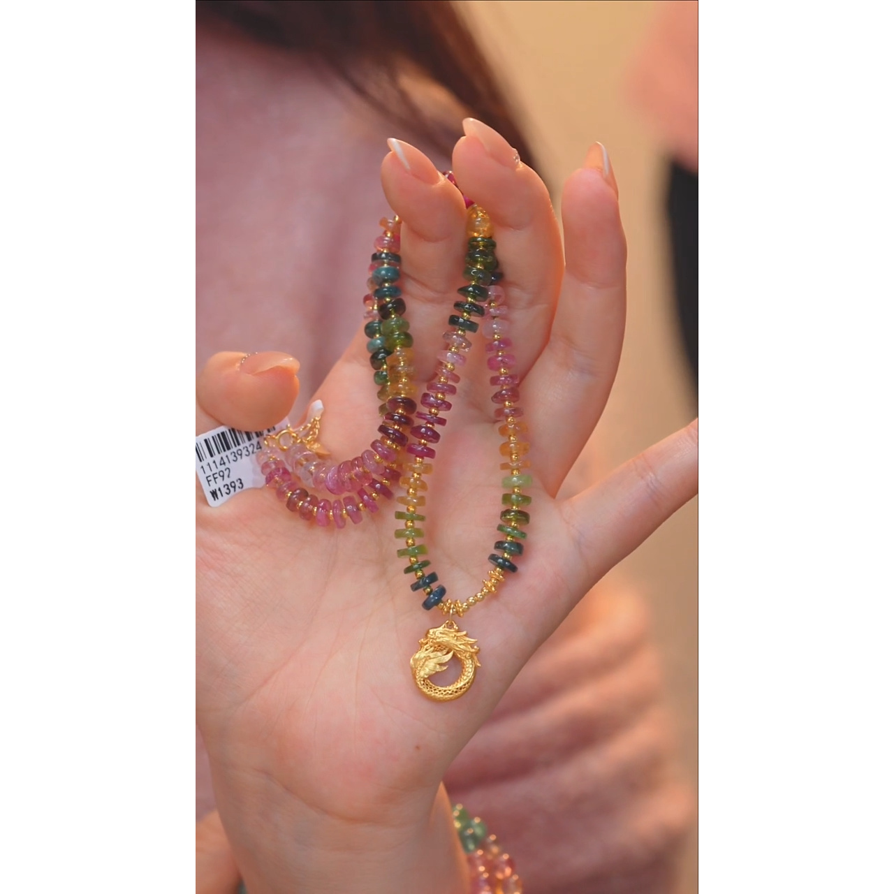 碧玺项链未镶嵌多样性发 卡6 @@W1393