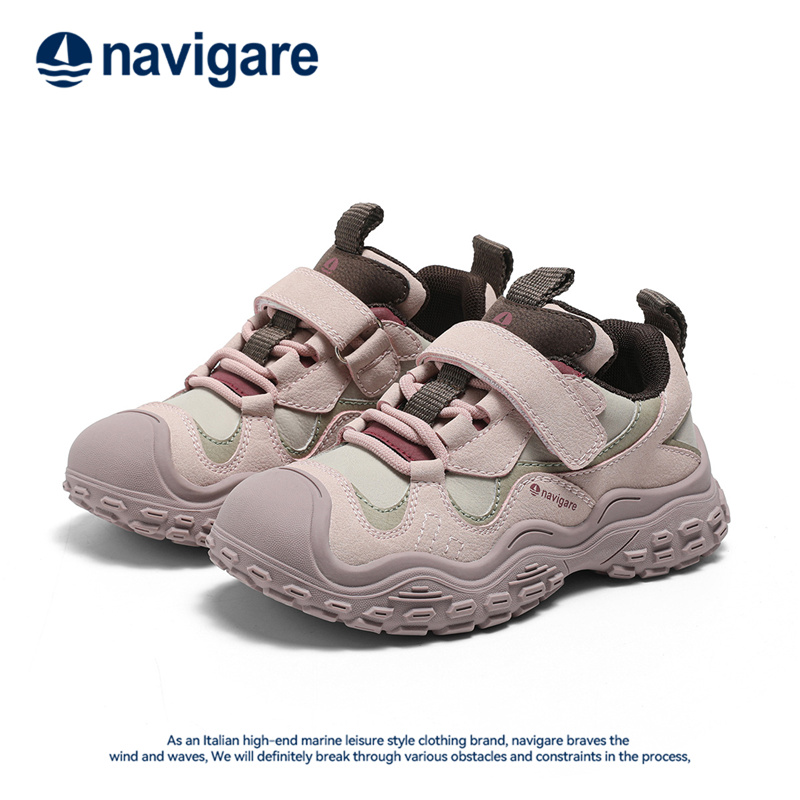 navigarekids意大利小帆船童鞋防滑秋冬新款运动鞋登山鞋男女童鞋