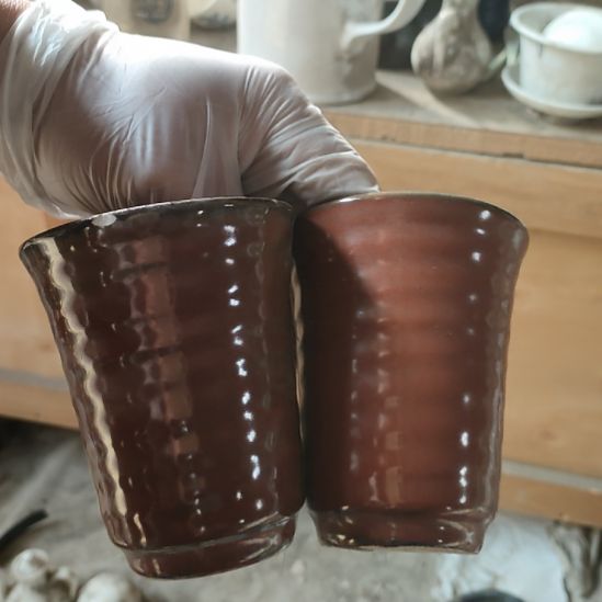 陶瓷粗瓷里面有瑕疵品两支