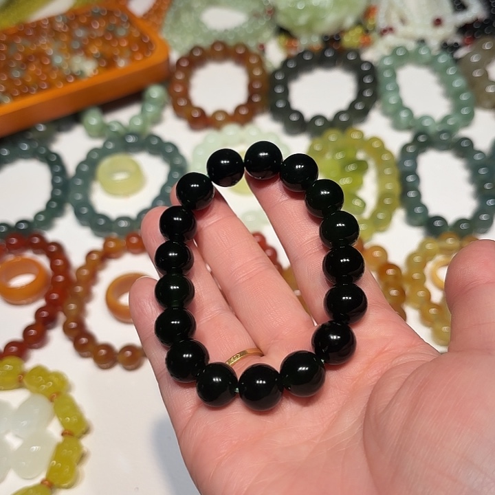 蛇纹石玉未镶嵌手串