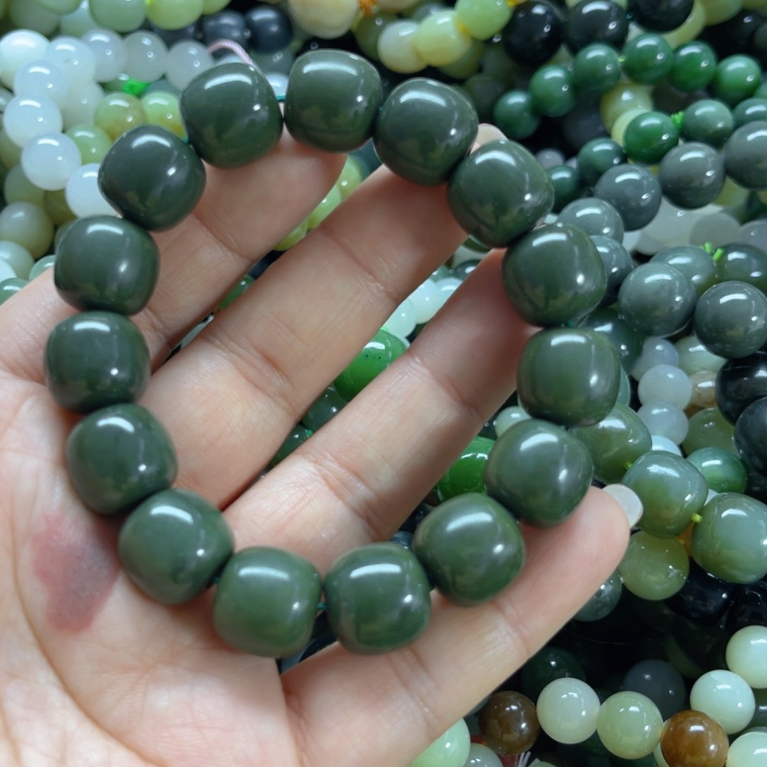 和田玉手链未镶嵌