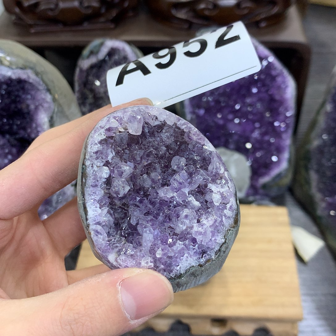 紫晶珠宝半成品未镶嵌952