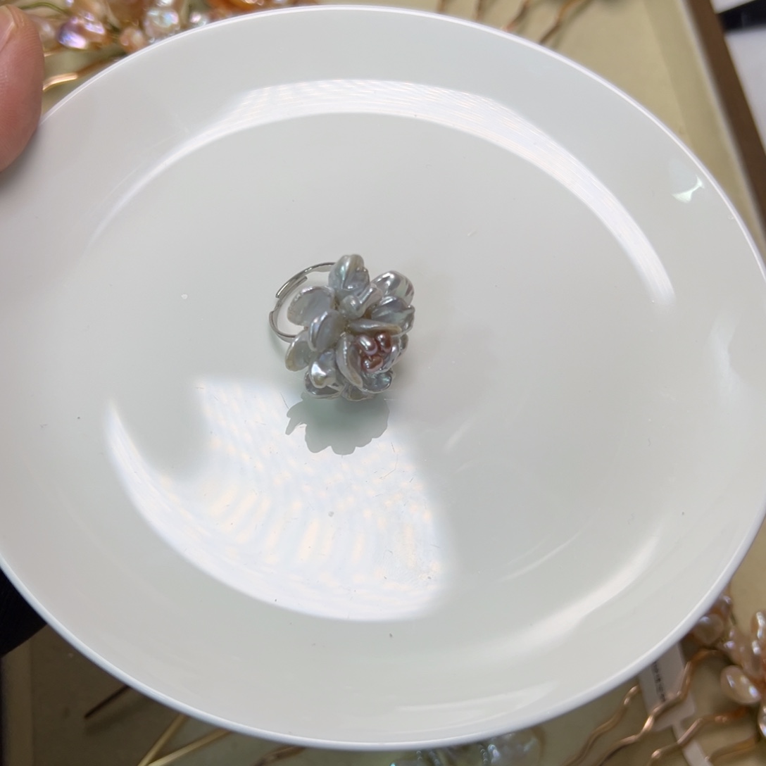 非金属其他（人造材质）福利戒指，有瑕不退换