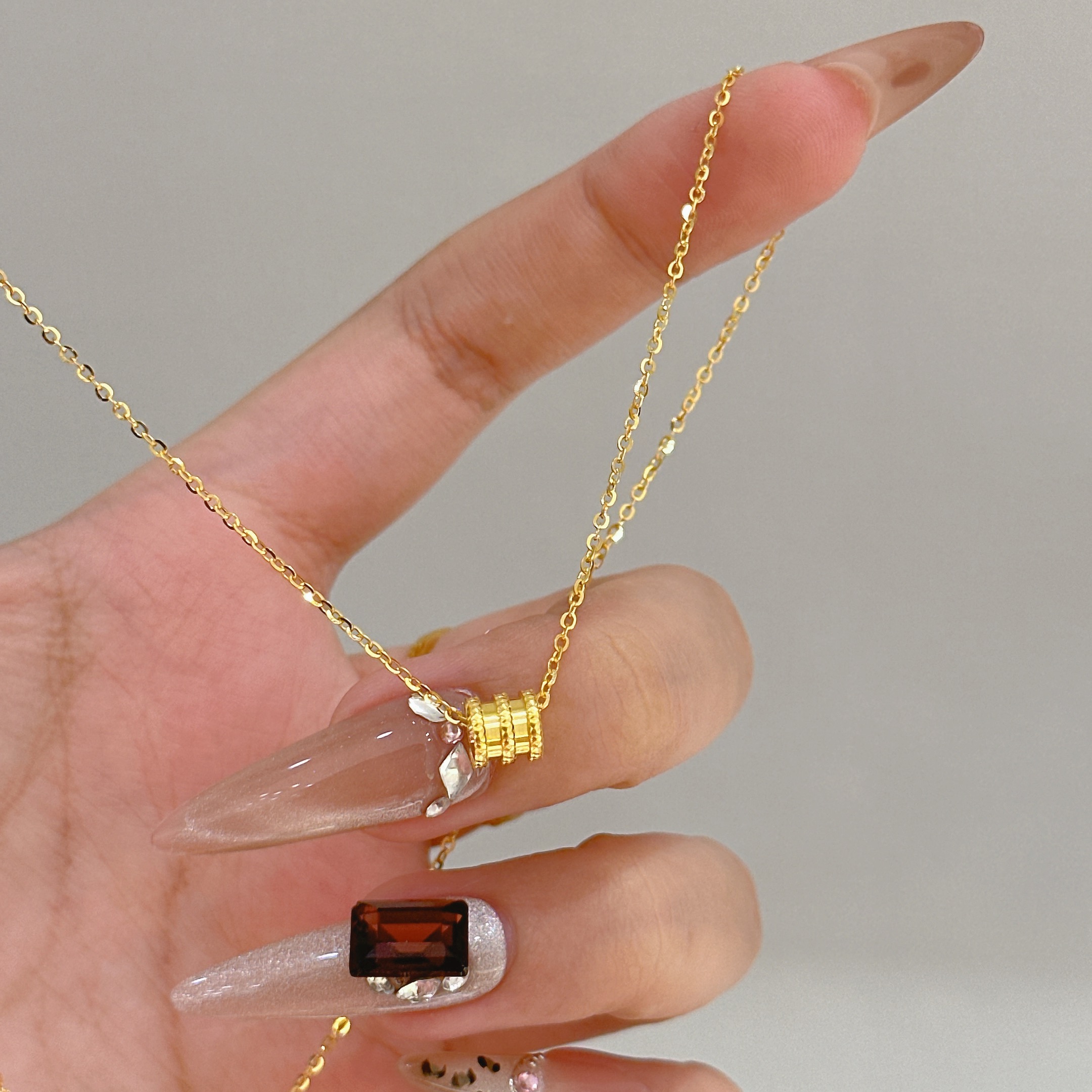 不支持七天无理由【小蛮腰黄金套链】足金999