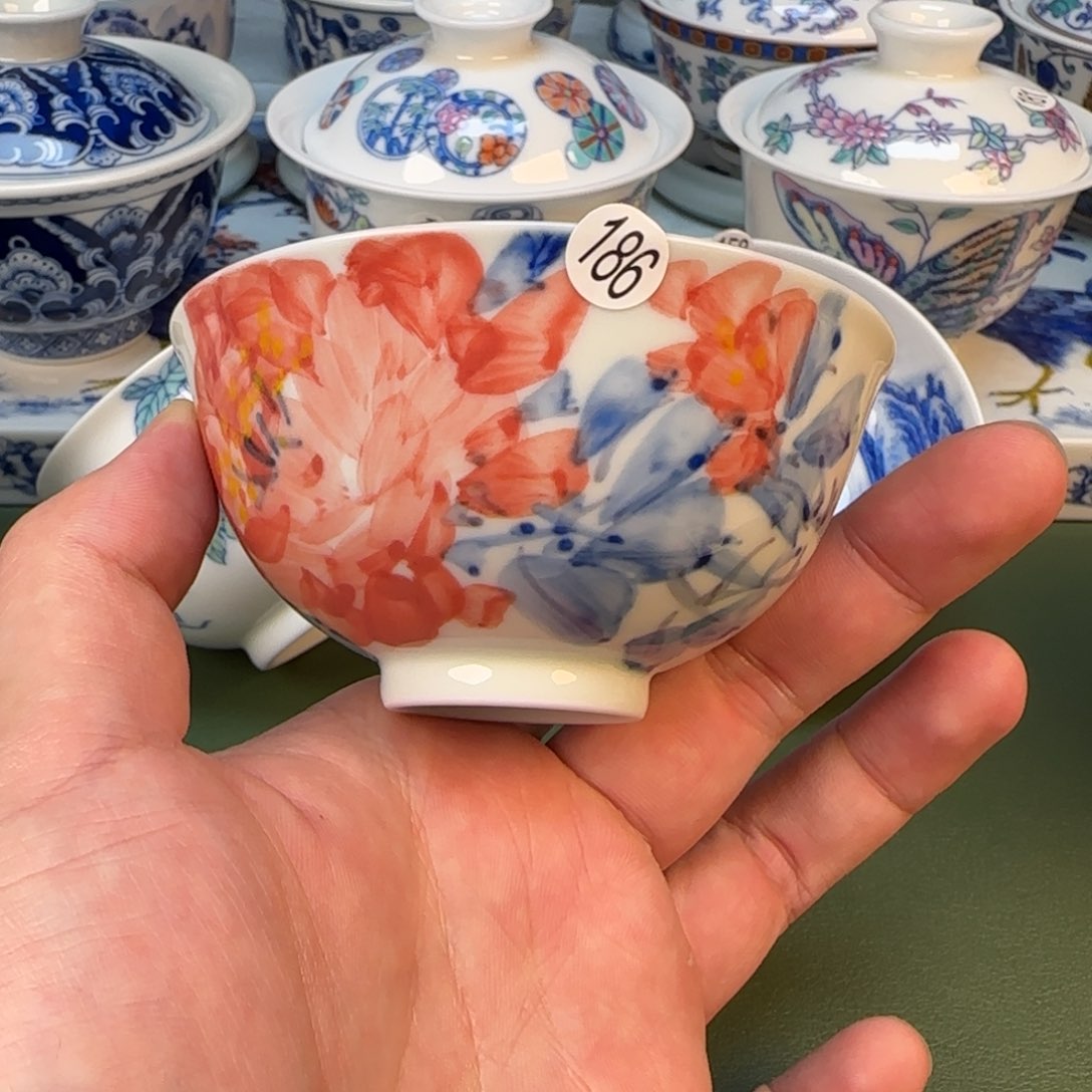 彦祖纯手工手绘茶具186