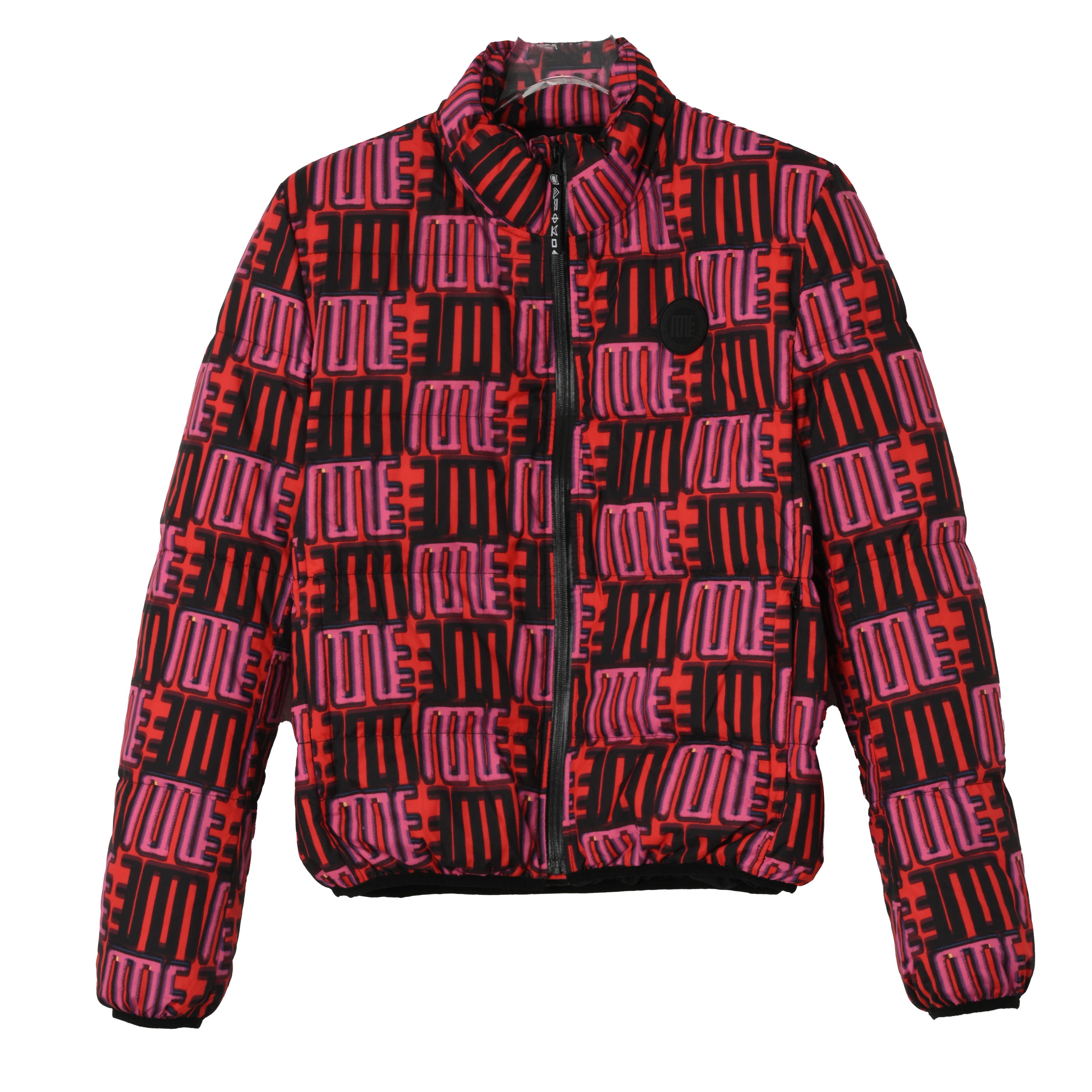 KENZO/肯佐女士红黑印花轻便保暖羽绒服2BL03352716