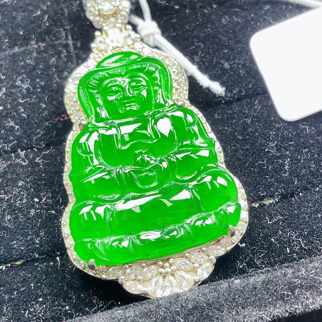 翡翠颈饰未镶嵌45，