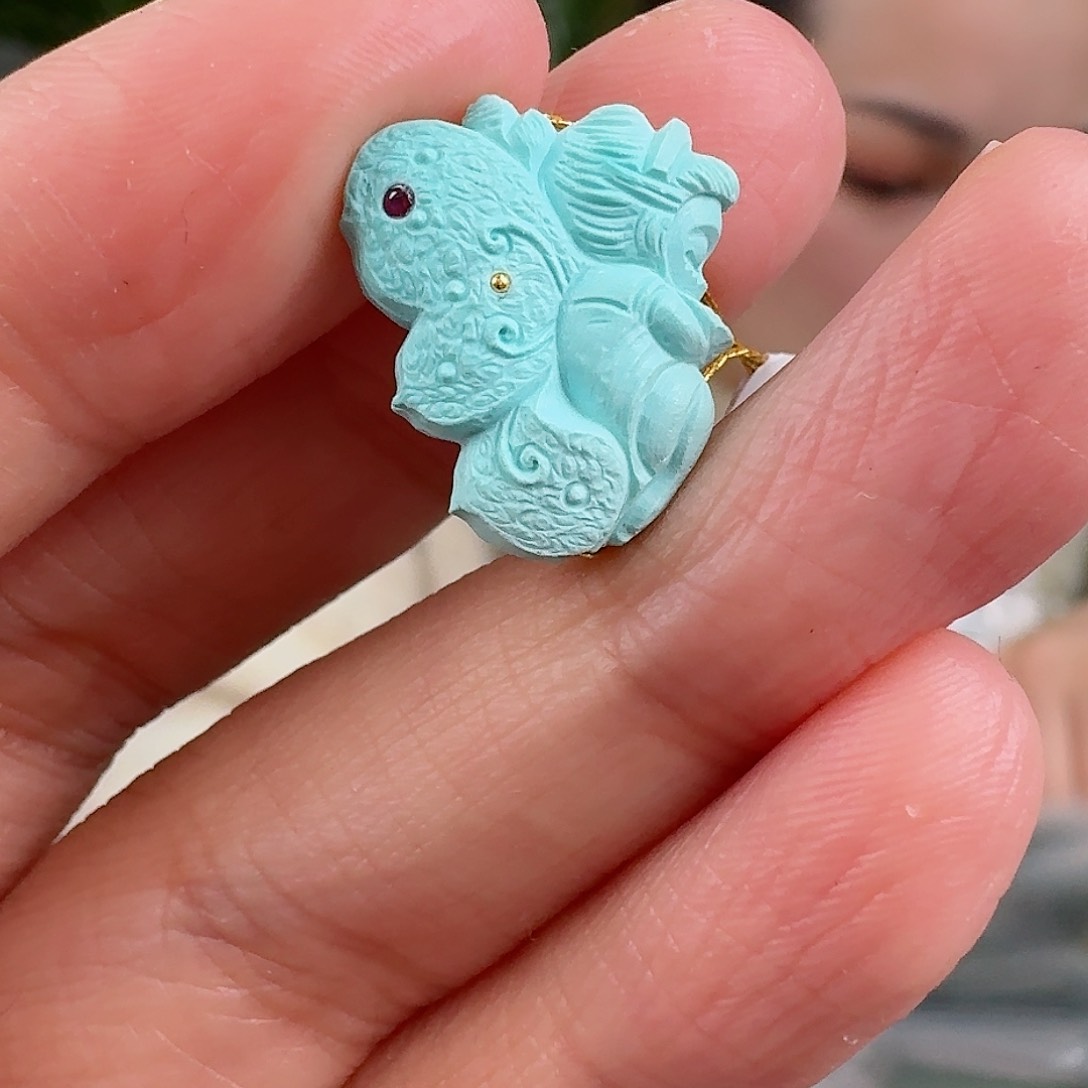 绿松石珠宝奇石未镶嵌