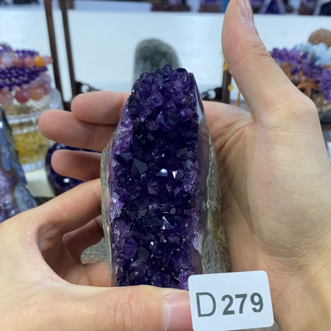 紫晶摆件摆件未镶嵌