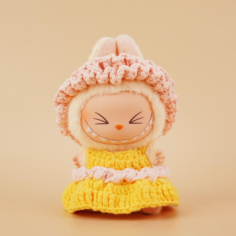 【设计师手工钩针款】奶黄小泡芙娃衣套装（仅娃衣）