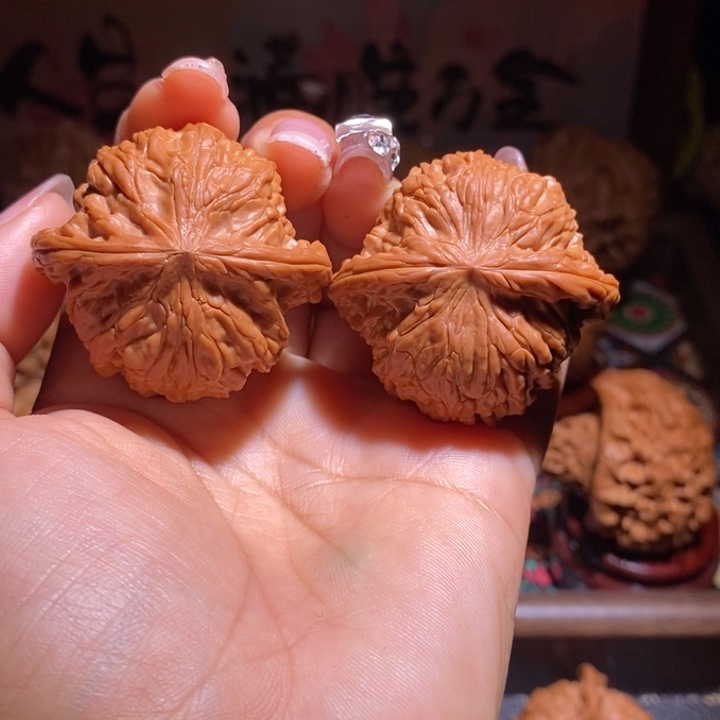 文玩核桃吊坠41全品磨盘