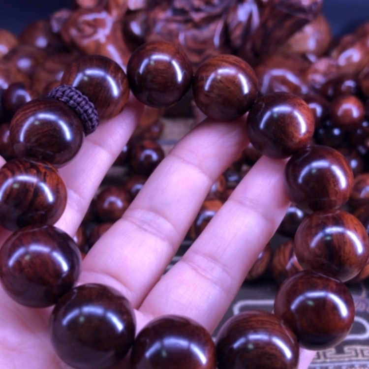 【闪购商品】黄花梨/降香黄檀手串/手链黄*惠18