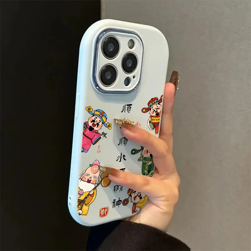顺风顺水适用苹果16手机壳iphone14promax胖妞15/13防摔12/11xs