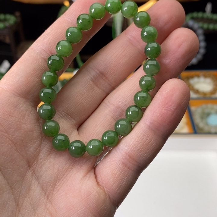 手链未镶嵌和田玉瑕疵处理A61