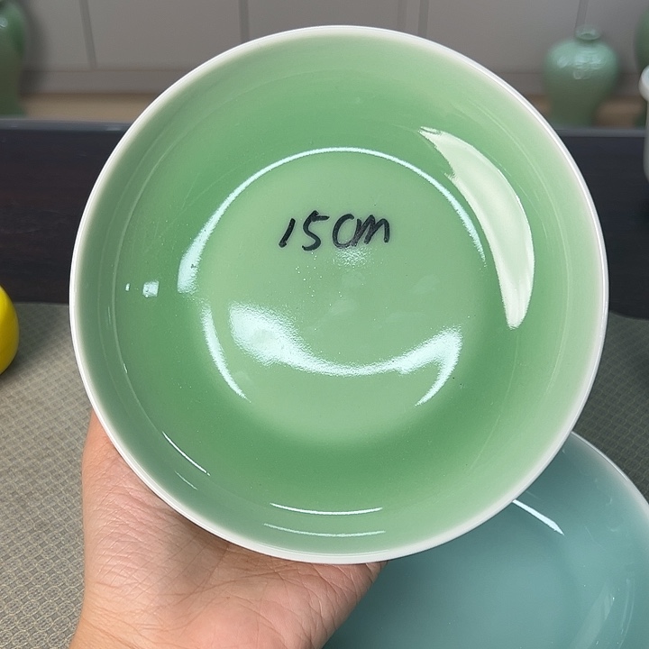 龙泉云间青瓷小米茶器