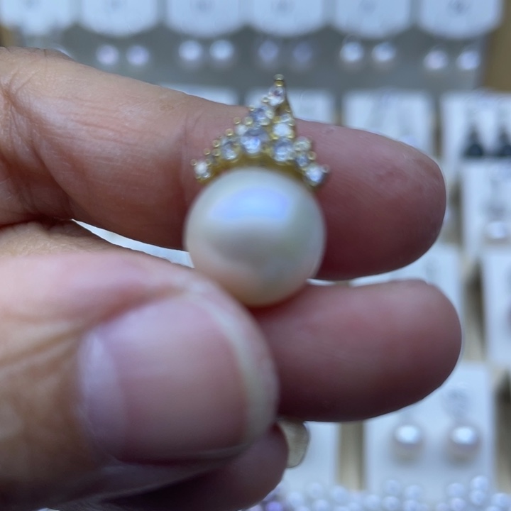 淡水珍珠吊坠(不含链)未镶嵌