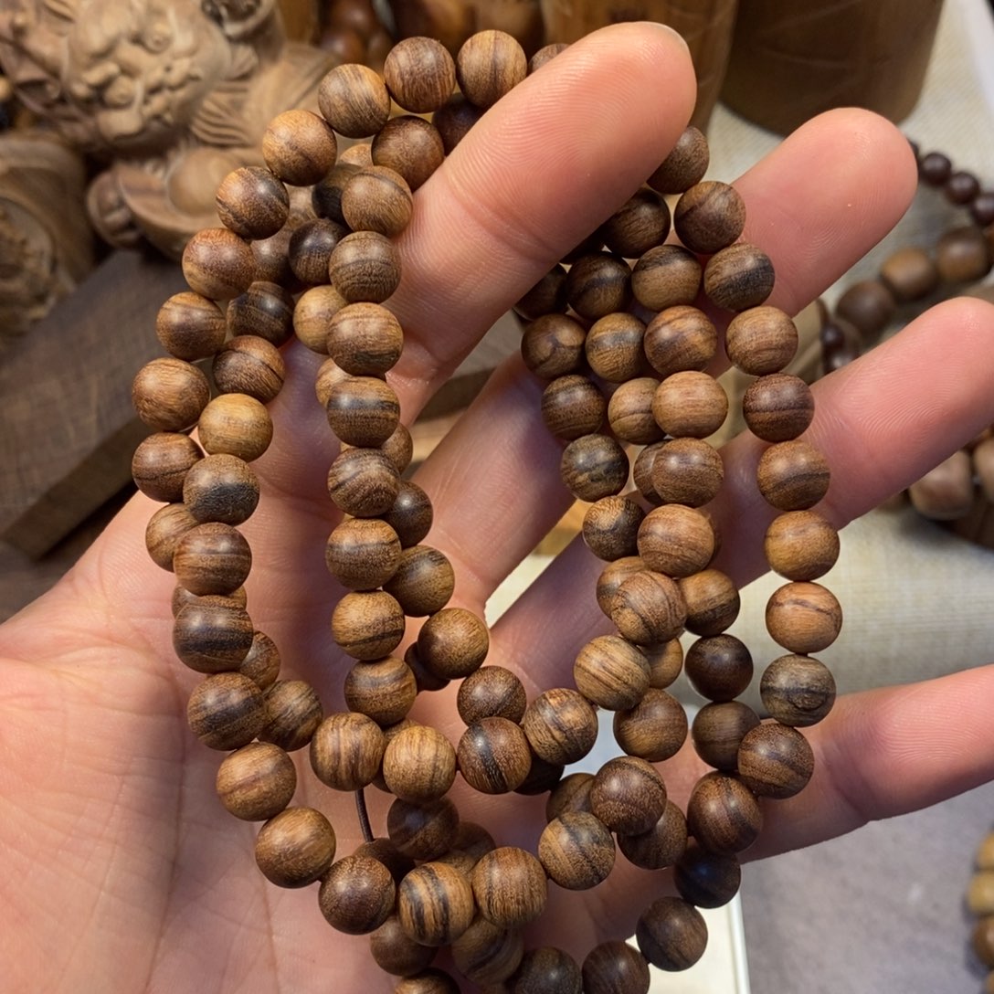 檀香木手串/手链药香0.8