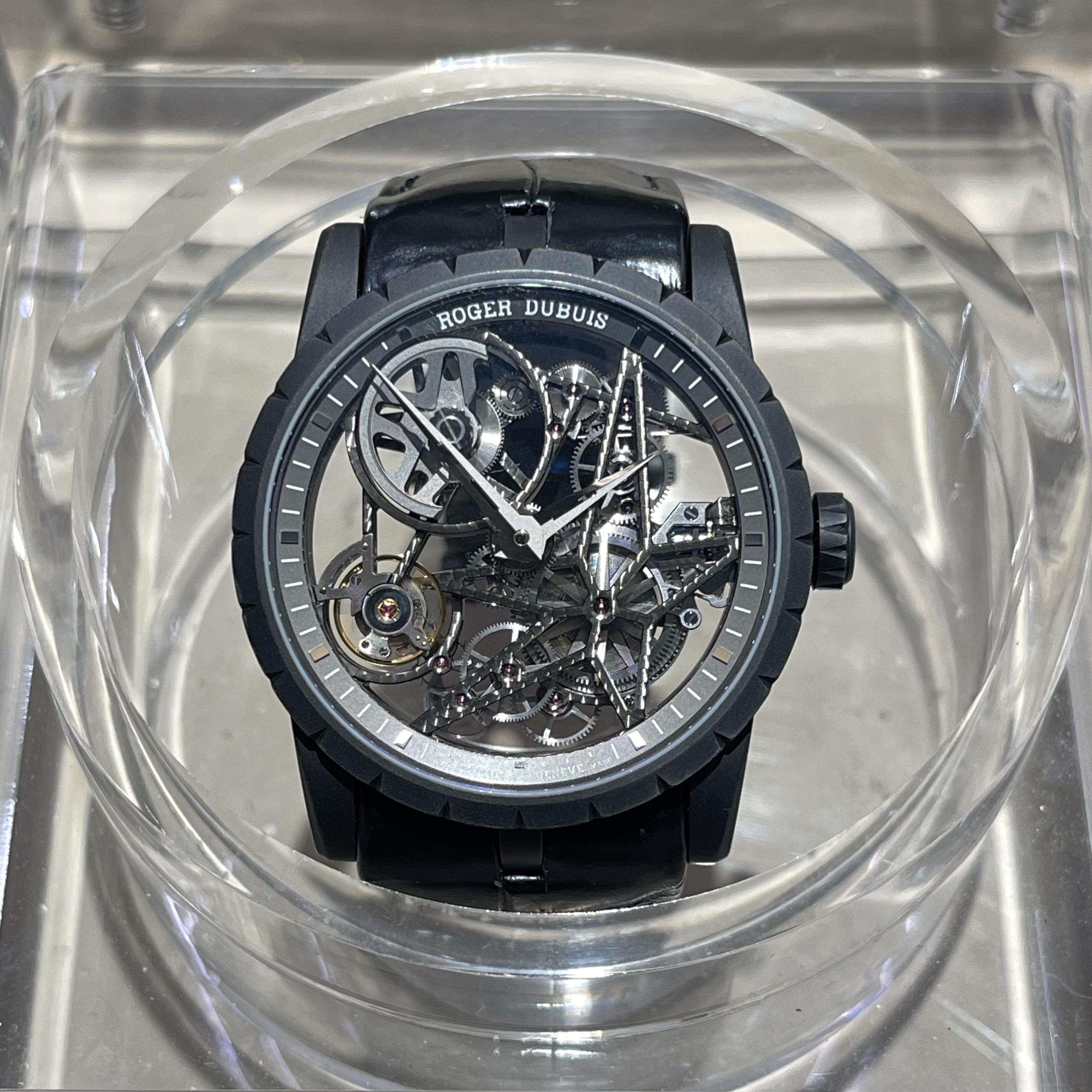 95新 ROGER DUBUIS/罗杰杜彼 王者系列RDEBBX0473 全镂空设计