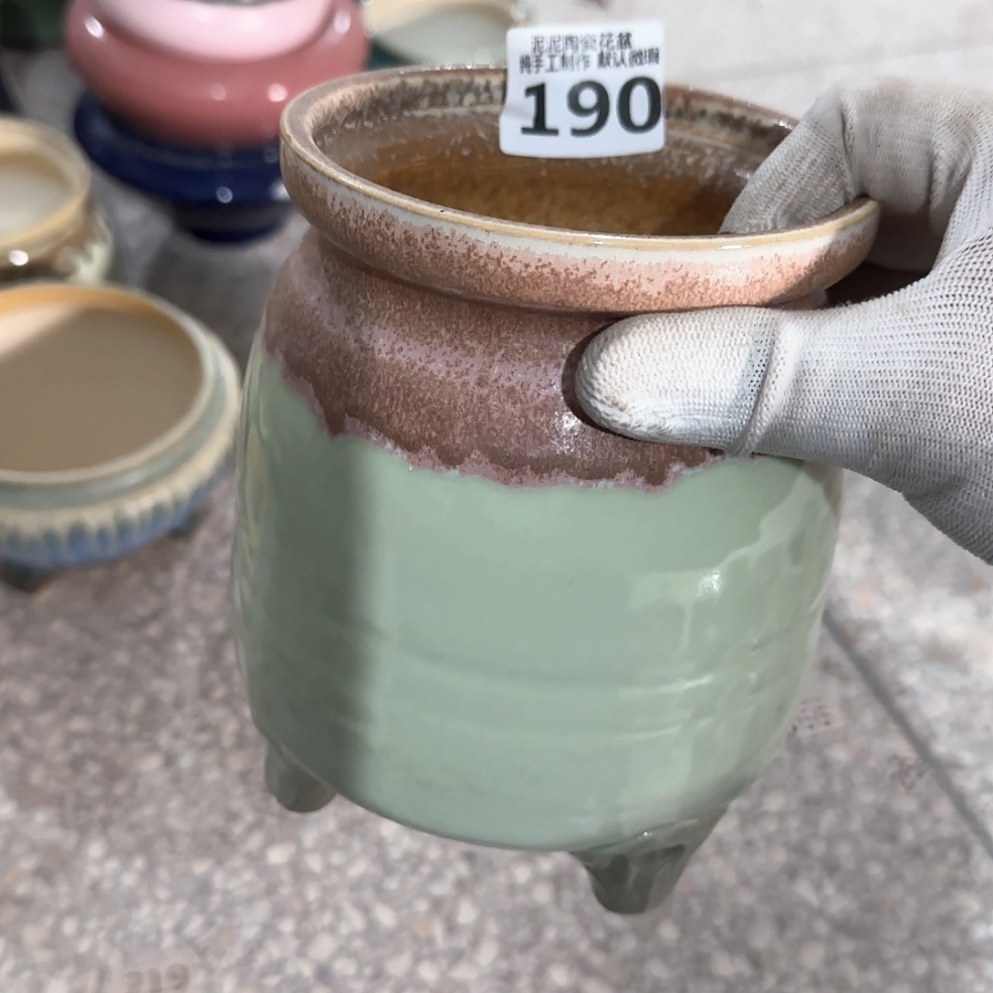 瓷片默认次品景德镇手工花盆