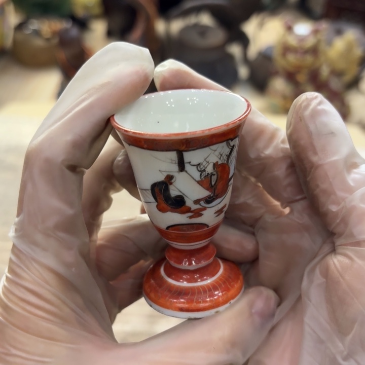 陶瓷古美术置物摆件