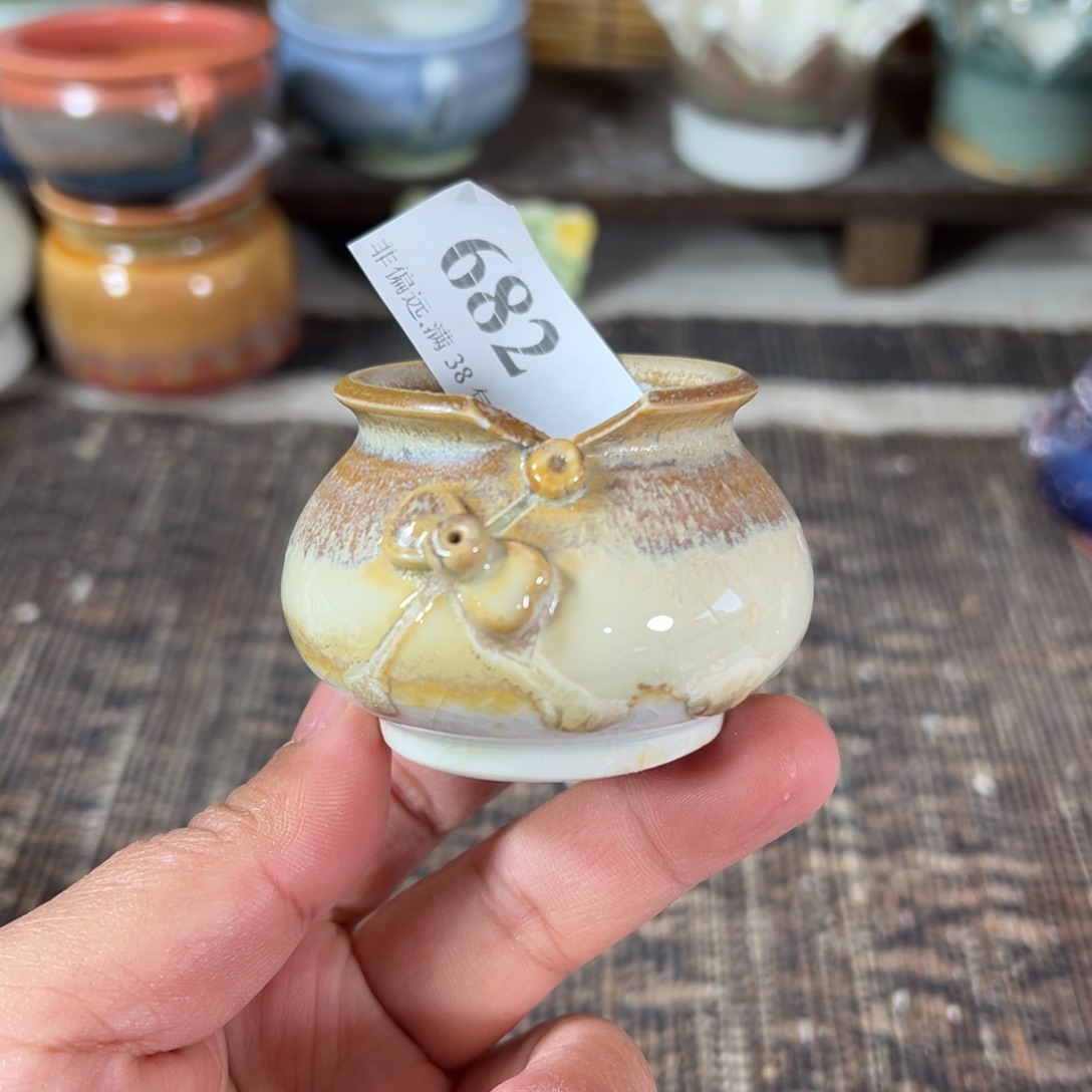 红陶景德镇手工花盆