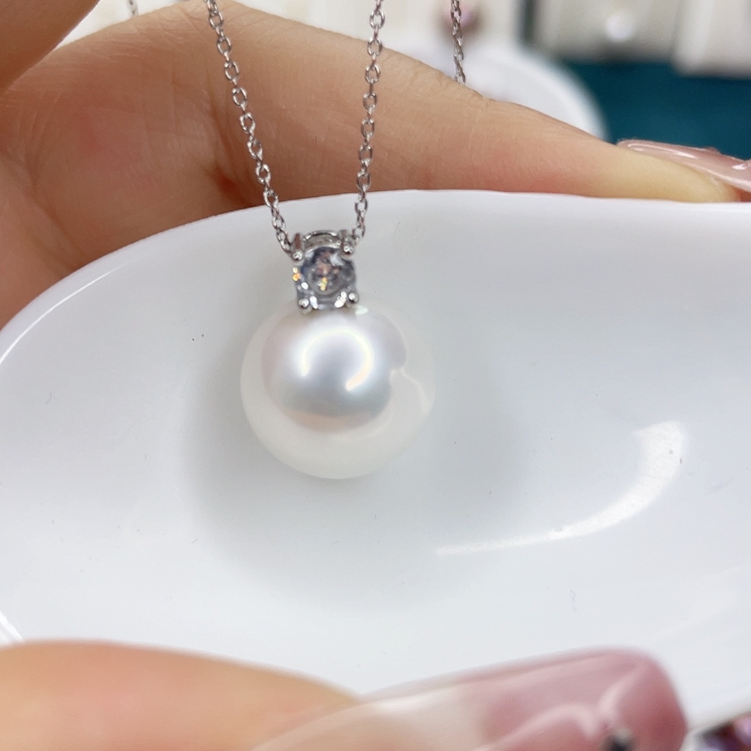 淡水珍珠未镶嵌吊坠(赠链)