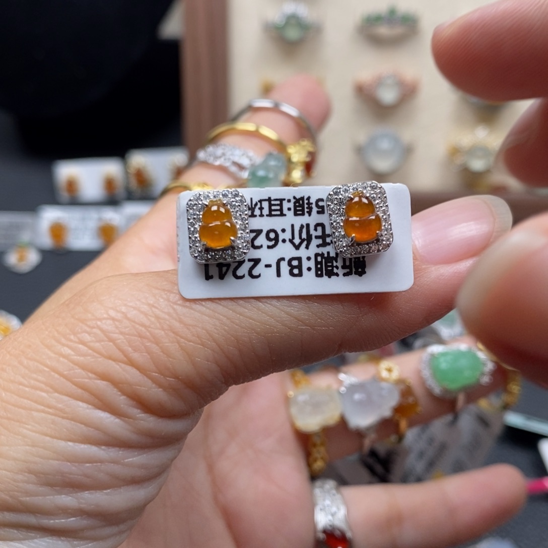 翡翠银S925镶嵌戒指