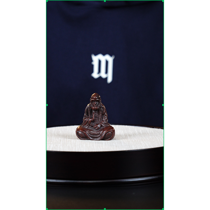 全手工茶宠 紫泥达摩