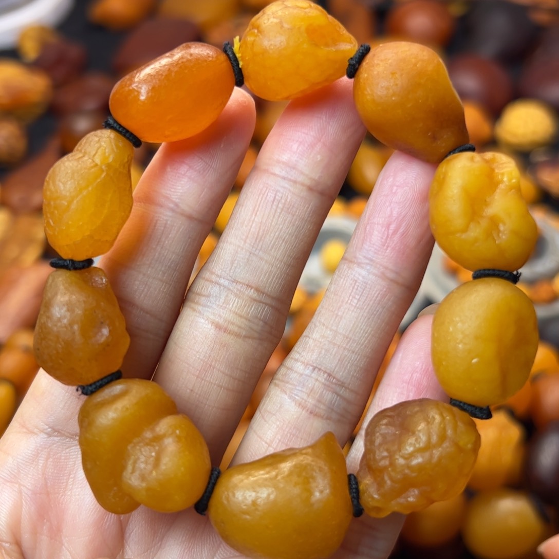 琥珀裸石未镶嵌天然蜜蜡
