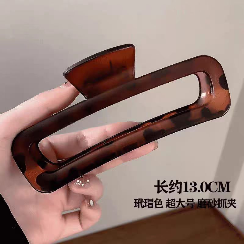 鲨鱼夹新款高级感大号抓夹女气质发夹后脑勺盘发头发夹子头饰2387
