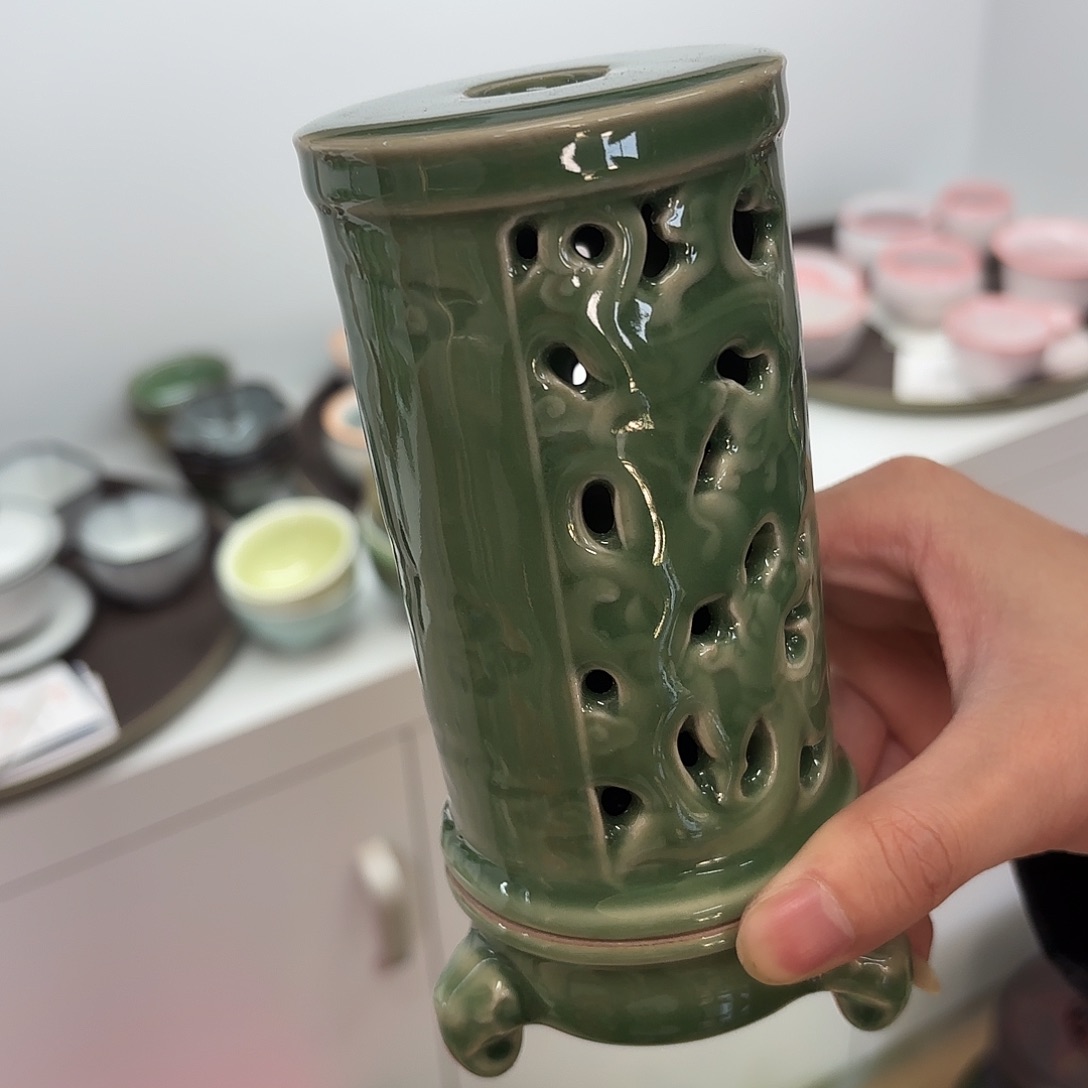 龙泉云间青瓷小米茶器