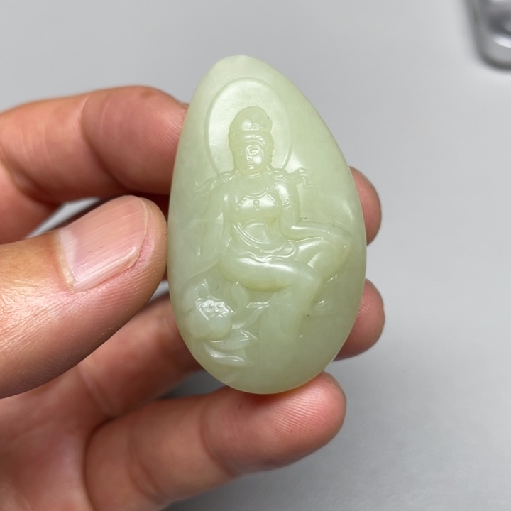 和田玉吊坠(不含链)未镶嵌用****5
