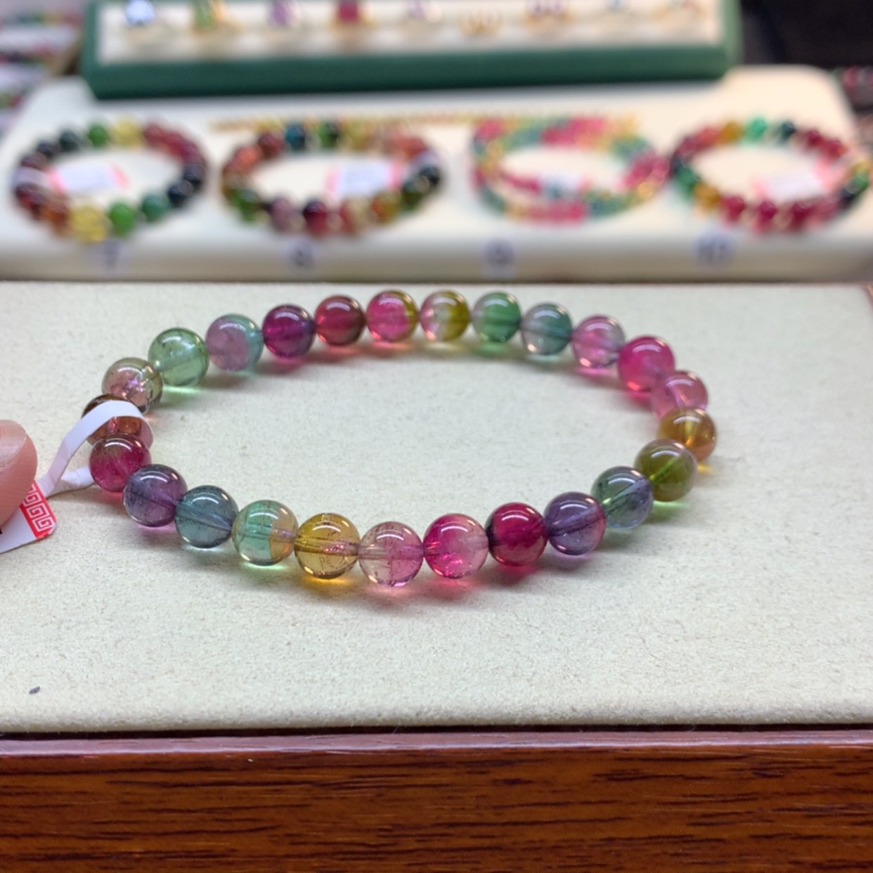 【闪购商品】碧玺手串未镶嵌碧玺7.3mm