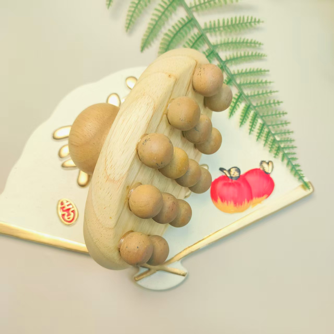 不抛光揉腹仪天然泗水砭石揉腹仪（直播专享）