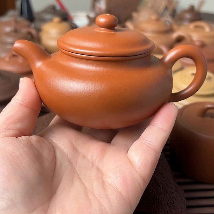 紫砂茶壶仿古壶 原矿朱泥 200cc