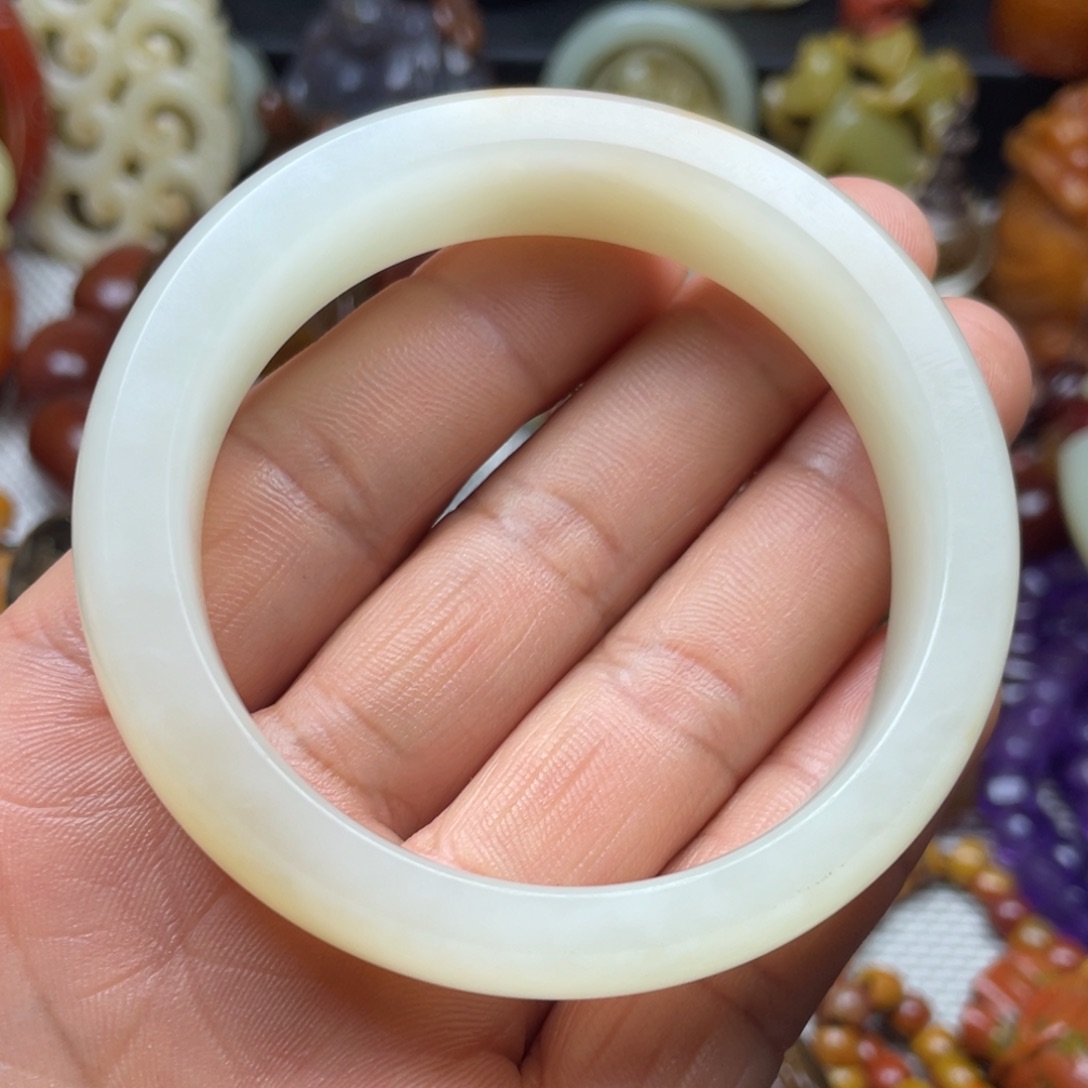 和田玉颈饰未镶嵌追***～