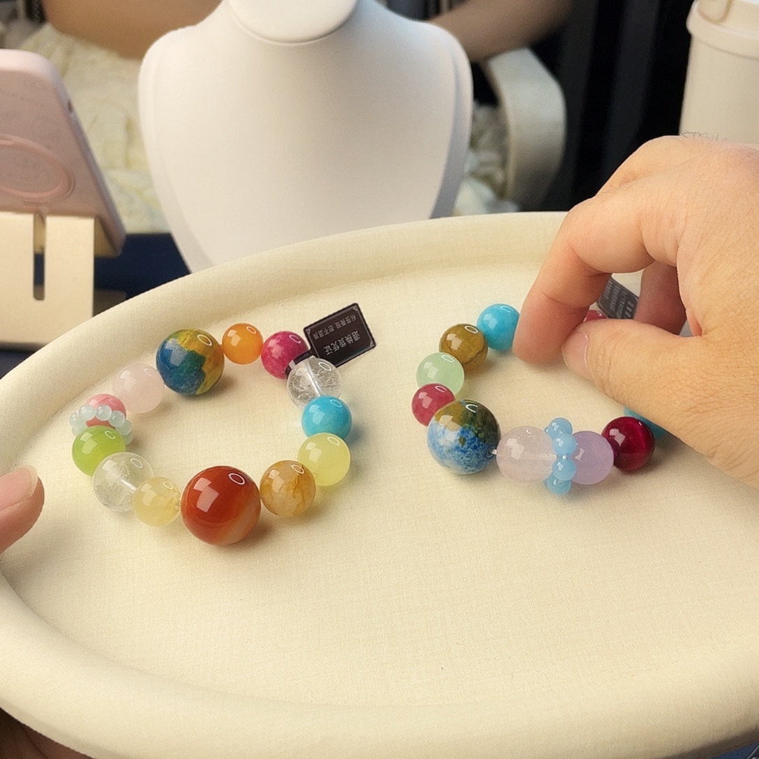 手链银S925镶嵌水晶