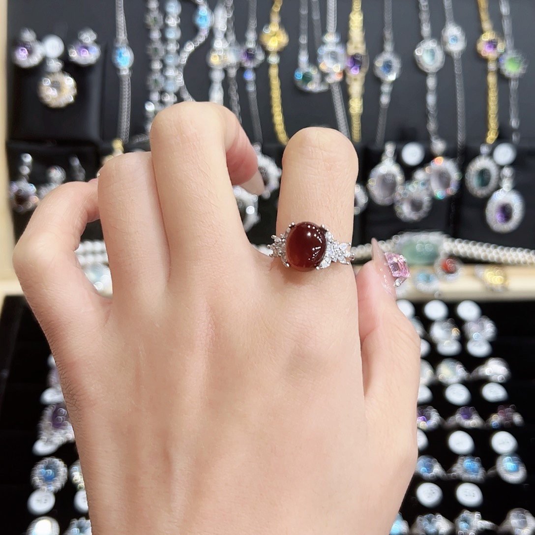 紫晶天然银S925镶嵌天然