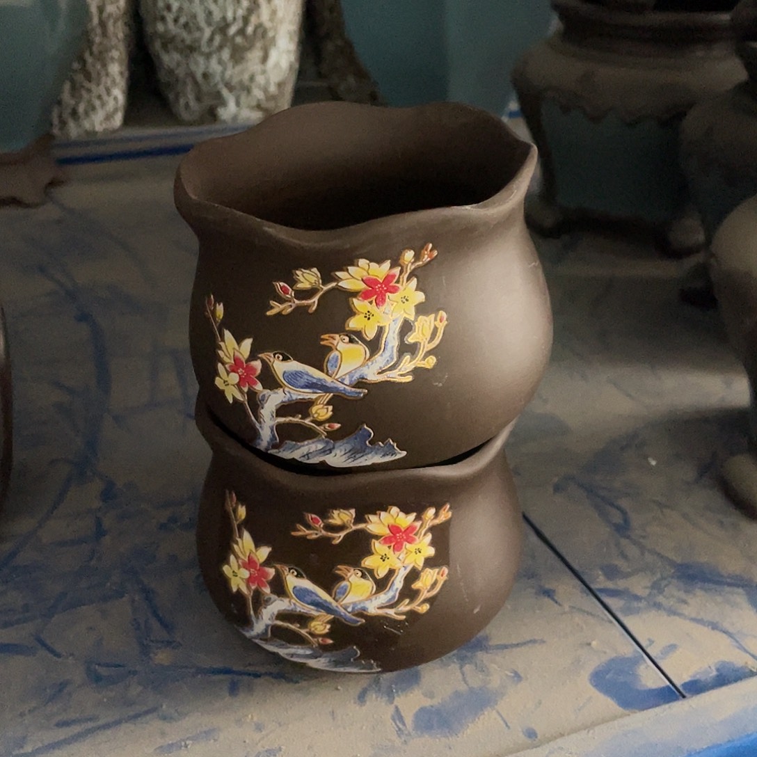 陶瓷制品陶瓷花盆 瑕