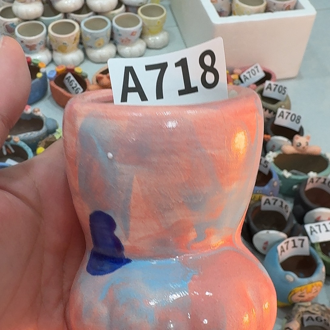 丁***丁丁丁。手工瑕疵多肉花盆