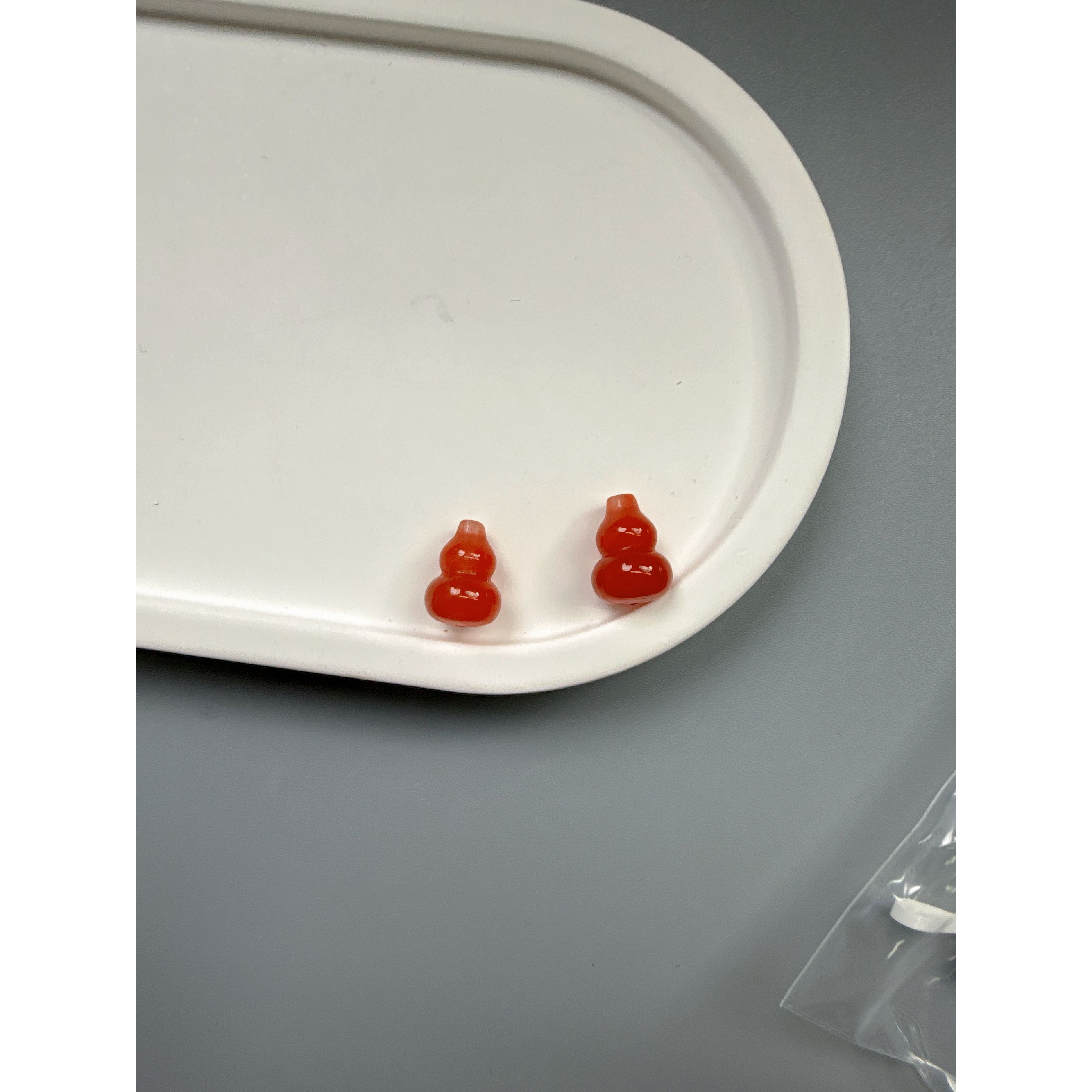 南红玛瑙葫芦配件（中号）（多样性发其一）