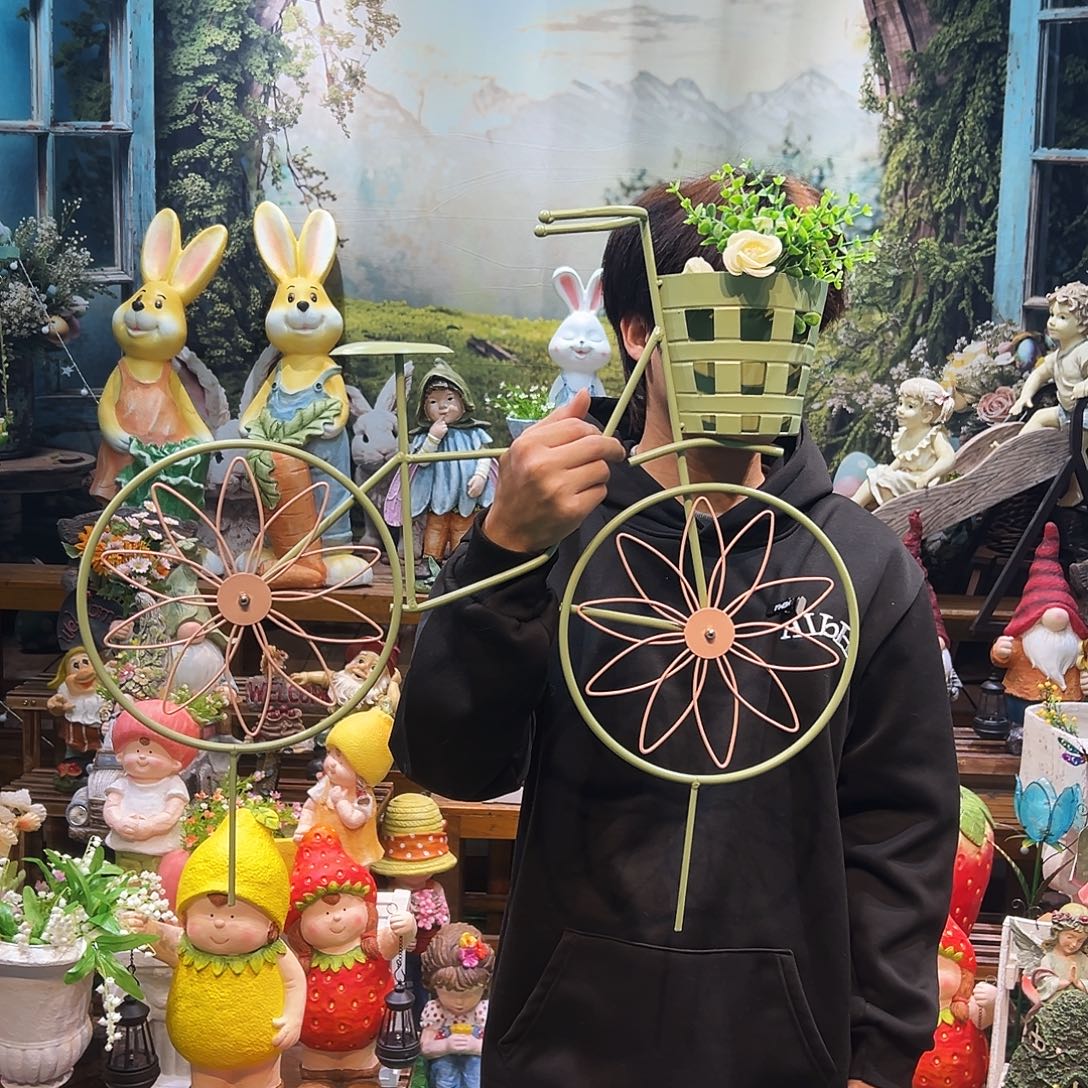 花园摆件红红火火