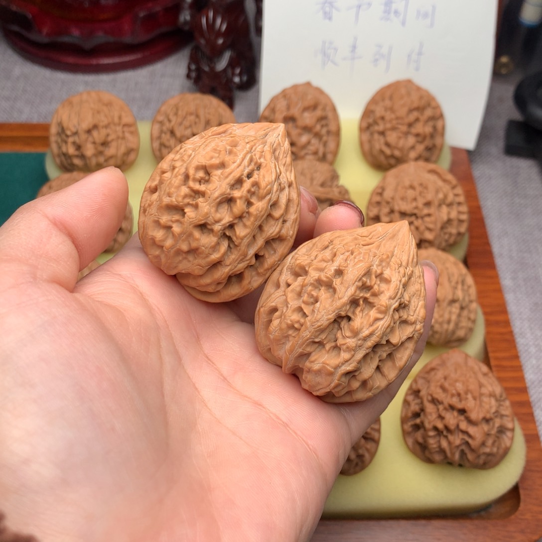 文玩核桃把件大沽石40